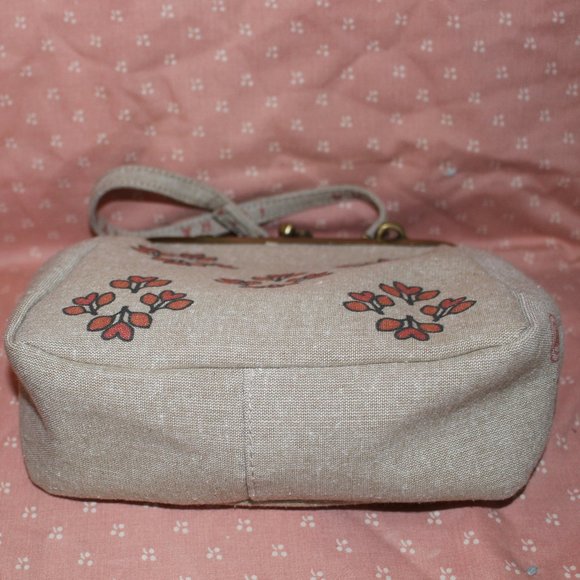 NWT IYURA Crossbody Bag Stenciled Look and Embroidery Work - Picture 6 of 6